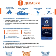 1 декабря: Уплата налогов — важный аспект финансовой ответственности.