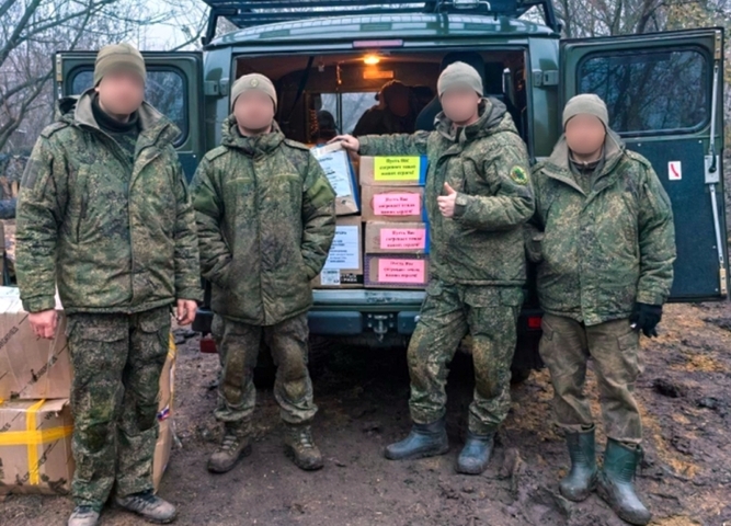 Наши окопные свечи на передовой